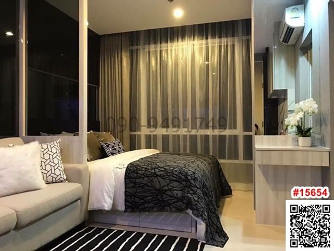 เช่า คอนโด THE SKY สุขุมวิท ตึกB ห้องสวย พร้อมเข้าอยู่ ใกล้รถไฟฟ้า BTS อุดมสุข