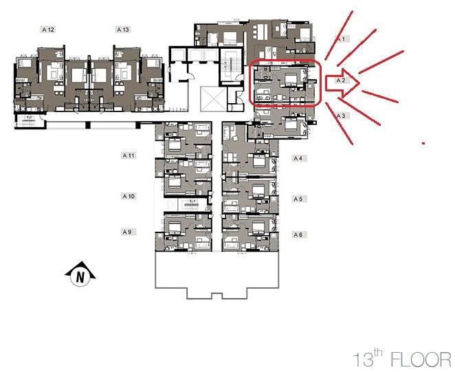 picture 1-BR Condo at The Room Bts Wongwianyai near BTS Wongwian Yai (ID 2369014) - 14/22
