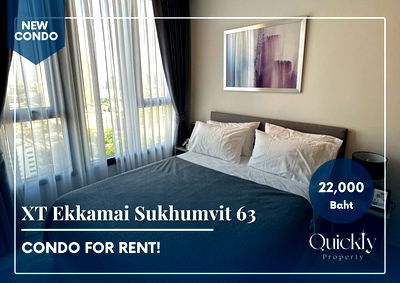 Condos for rent : XT Ekkamai Sukhumvit 63 | Price 22,000 baht | Beautiful room, good view, fully furnished, ready to move in 27 October 2025
