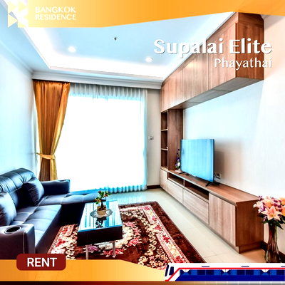 Condos for rent : Supalai Elite Phayathai 🌟 Elegant Fully Furnished Unit 💫 Near BTS Phaya Thai