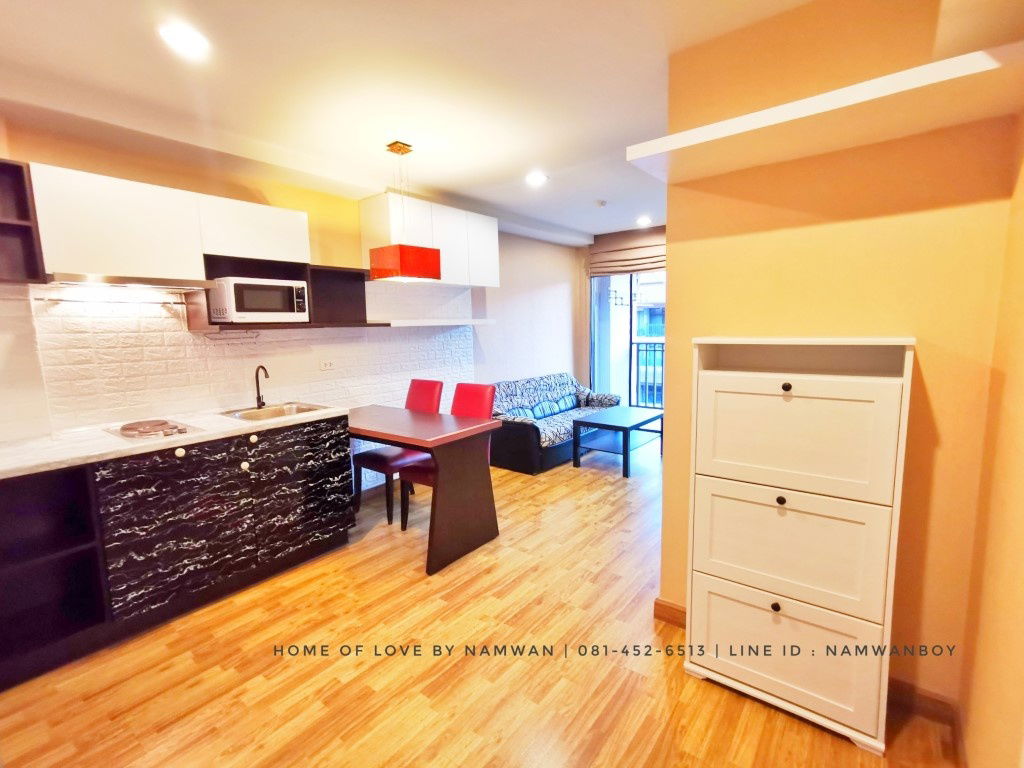 รูป ((ให้เช่า)) คอนโดบ้านนวธารา เกษตร-นวมินทร์ ตึกA ชั้นบนสุด ห้อง 38 ตรม. วิวสระ แต่งสวย ราคาสุดคุ้ม!! (TA875) - รูปที่ 16/22