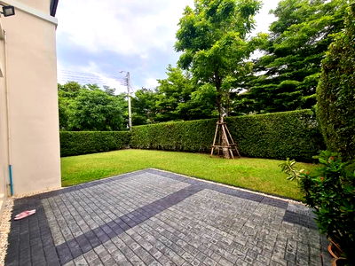 บ้านเดี่ยว ลาดกระบัง 14/1 : ขายบ้านเดี่ยว 2 ชั้น หมู่บ้าน เดอะ เซนโทร อ่อนนุช-วงแหวน. 77 ตารางวา