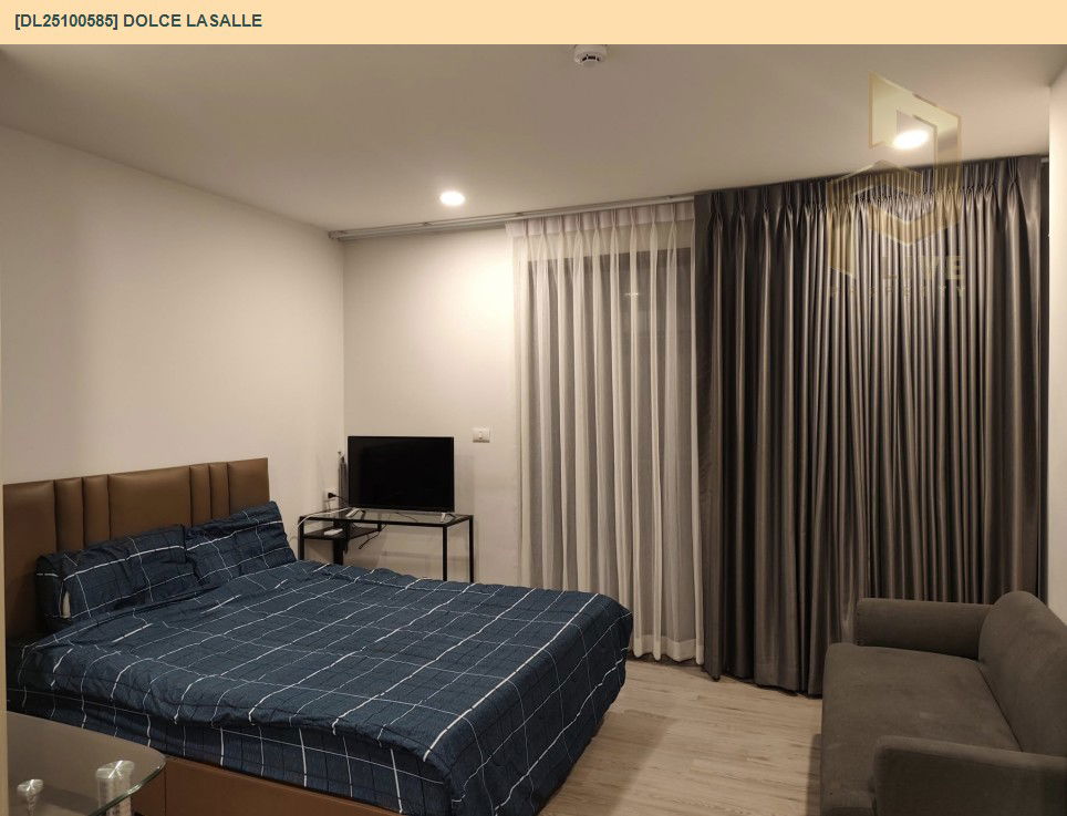 รูป DL25100585 ให้เช่าคอนโด โดว์เช่ ลาซาล (DOLCE LASALLE) ใกล้ BTS แบริ่ง พร้อมเข้าอยู่ โทรด่วน 0653619502 LineID @534wlwof - รูปที่ 2/8