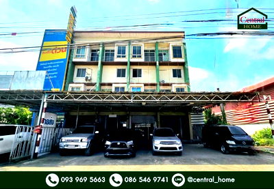 ขายอาคารพาณิชย์ : อาคารพาณิชย์ 4 ชั้น 3 คูหา ลาดหลุมแก้ว ติดถนน ปทุมธานี - บางเลน 