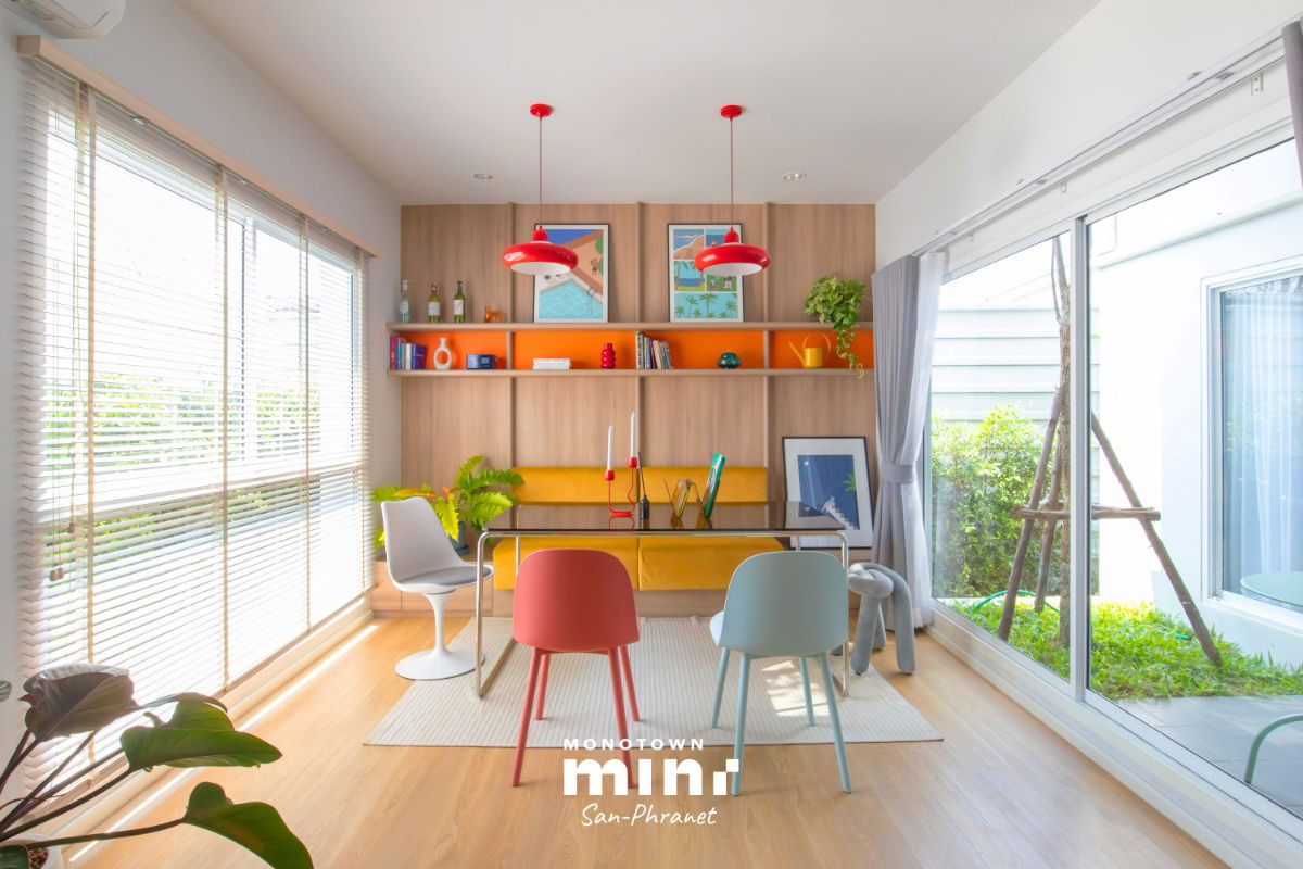 รูป บ้านทาวน์โฮม สไตท์มินิมอล ใกล้เมือง 3 ห้องนอน 3 ห้องน้ำ - รูปที่ 9/10