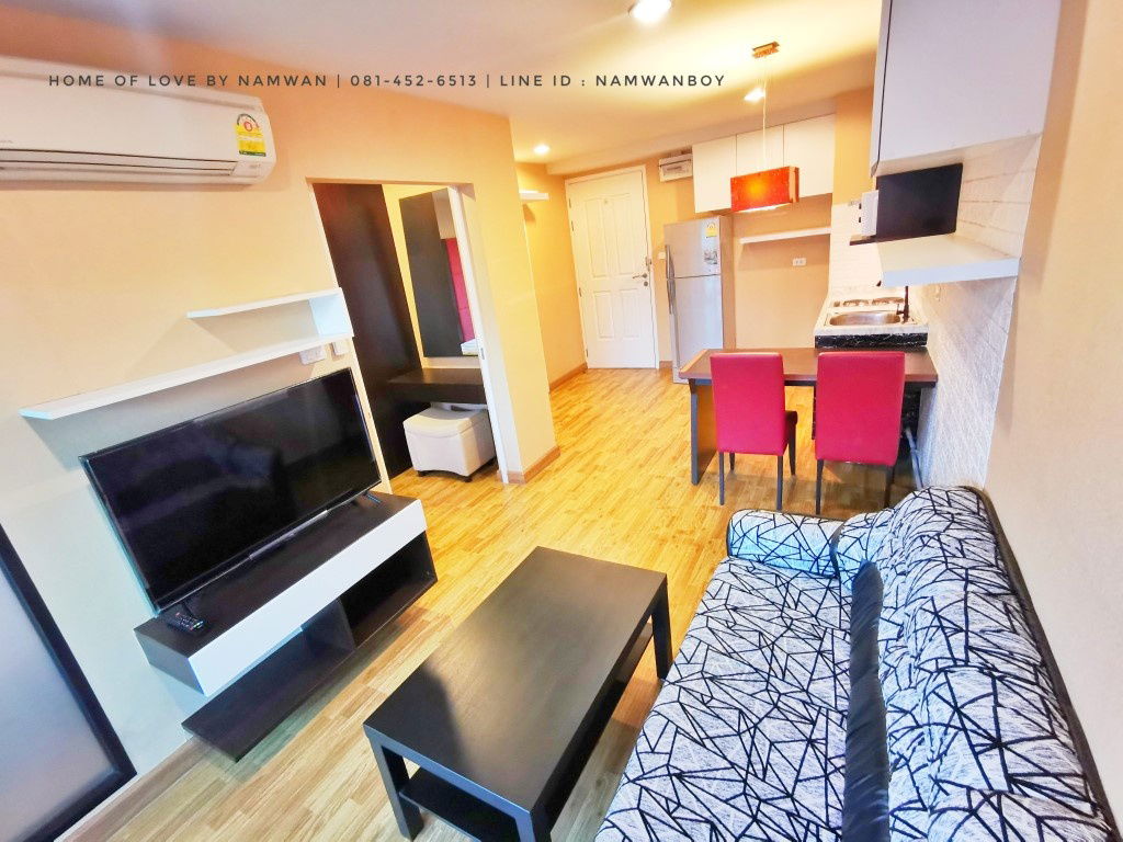 รูป ((ให้เช่า)) คอนโดบ้านนวธารา เกษตร-นวมินทร์ ตึกA ชั้นบนสุด ห้อง 38 ตรม. วิวสระ แต่งสวย ราคาสุดคุ้ม!! (TA875) - รูปที่ 11/22