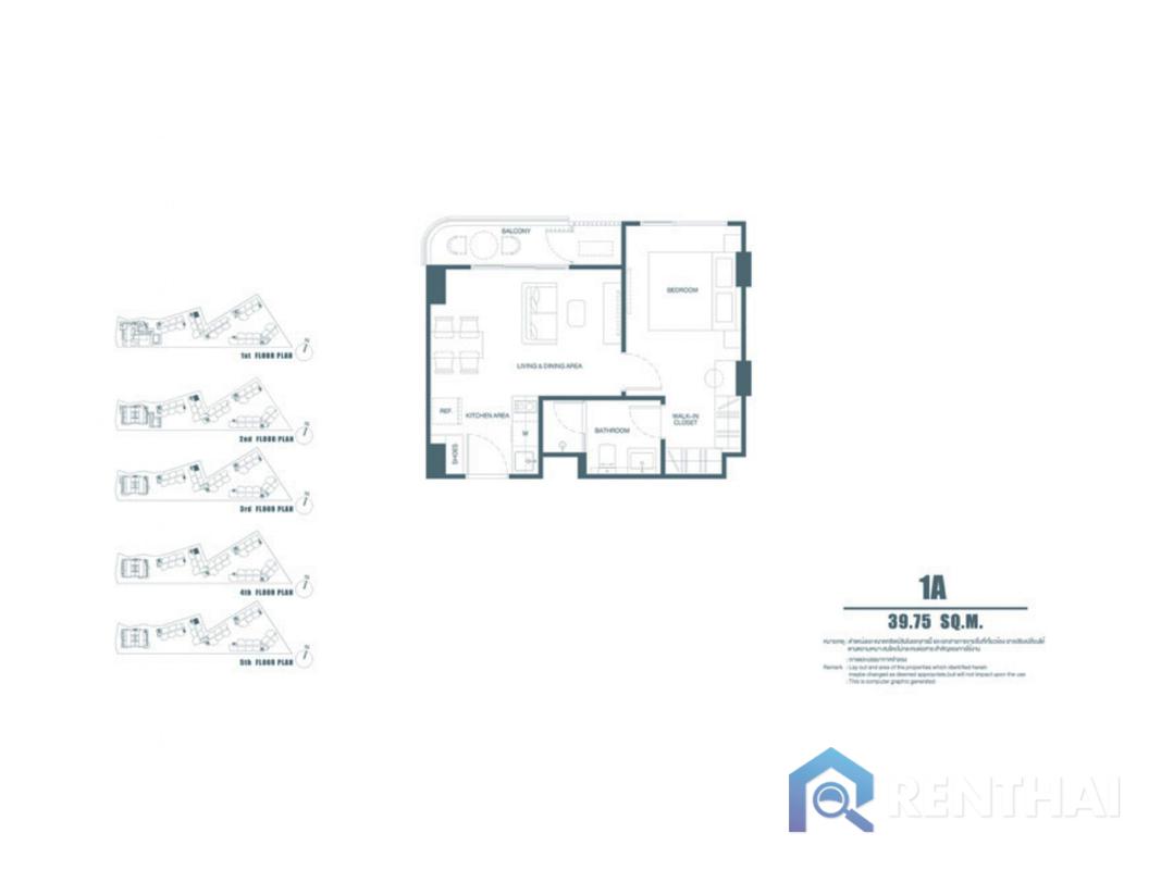 For sale condo 1 bedroom at Canvas Cherngtalay