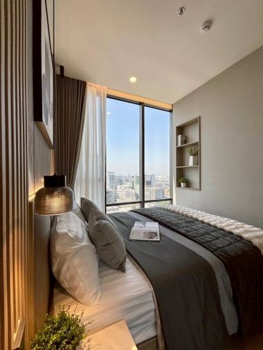 The Extro Phayathai-Rangnam : 33 ตร.ม. ชั้น6 (One bedroom)ห้องใหม่ ★ใกล้ BTS อนุสาวรีย์ฯ★เครื่องใช้ไฟฟ้าครบ★เป็นสัดส่วน★