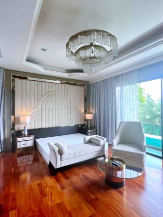 รูป เจโม นิคมอัญธานี 800ม.บางนา-สวนหลวง เครื่องใช้ไฟฟ้า 5นอน ให้เช่าคฤหาสน์หรู 2 ชั้น หรูหรา 135ตร.วา. 530 ตร.ม. จัดเต็มเฟอร์ฯ 6น้ำ - รูปที่ 8/8