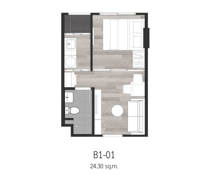 TYPE B1-01 floor plan