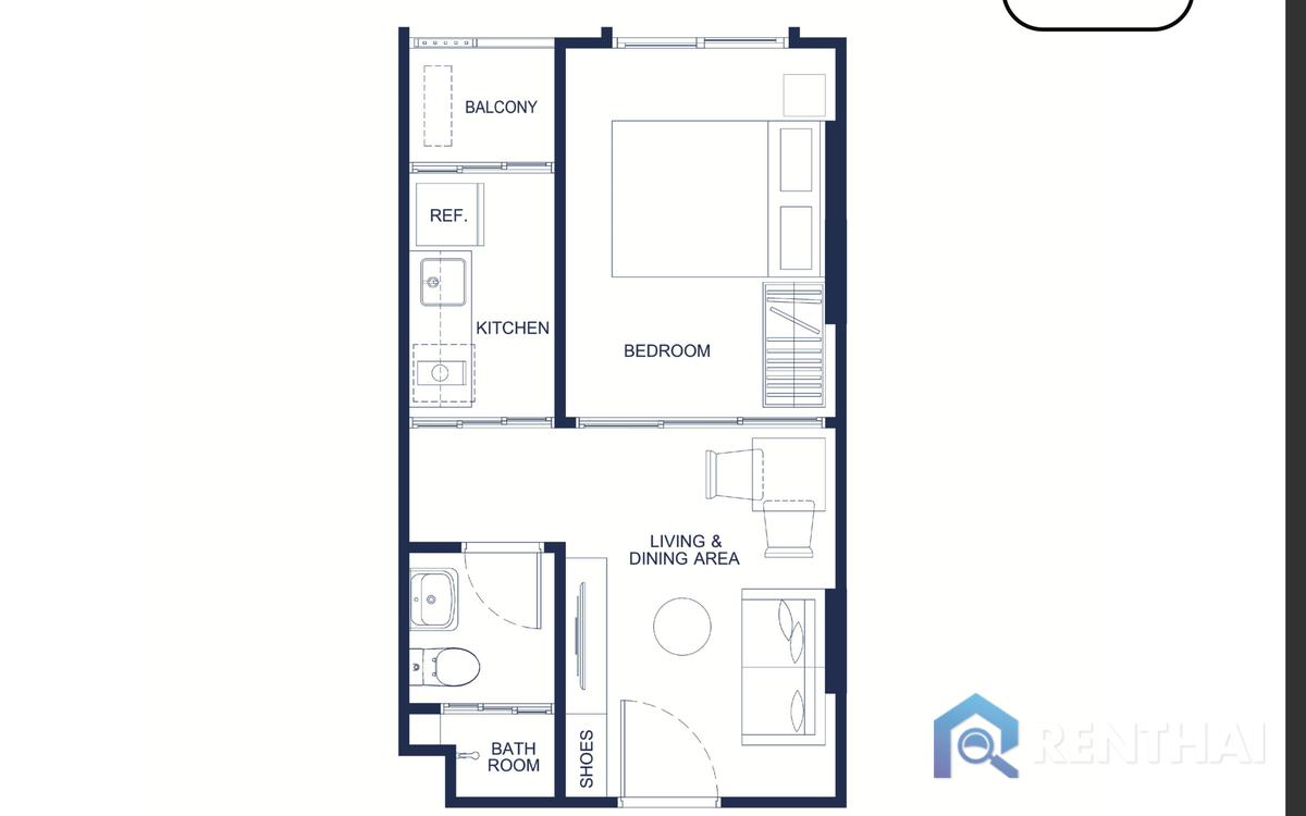 For sale condo 1 bedroom at The Base Bukit - image 3