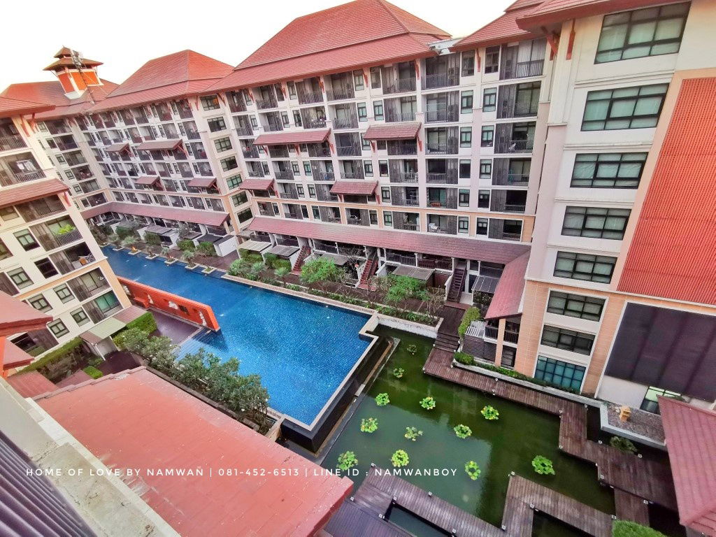 รูป ((ให้เช่า)) คอนโดบ้านนวธารา เกษตร-นวมินทร์ ตึกA ชั้นบนสุด ห้อง 38 ตรม. วิวสระ แต่งสวย ราคาสุดคุ้ม!! (TA875) - รูปที่ 20/22