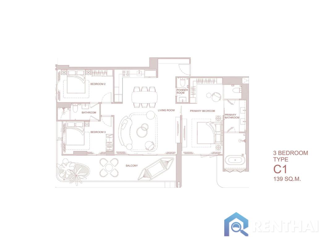 For sale condo 3 bedrooms at Surfhouse Residences - image 3