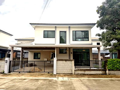 บ้านเดี่ยว ถนนสายไหม : ขายบ้านเดี่ยว 2 ชั้น หมู่บ้าน คาซ่าวิลล์ วงแหวน-จตุโชติ 50 ตารางวา