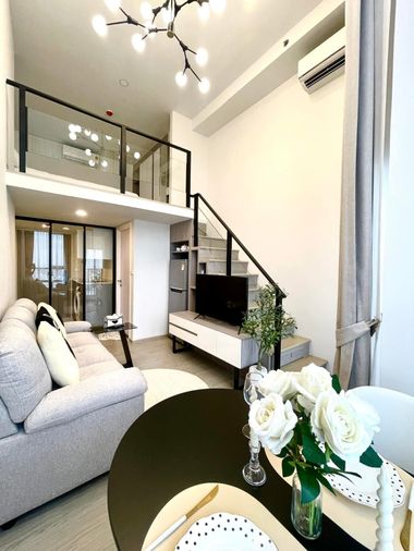 🟢ER25161🟢ให้เช่า / For Rent Origin Plug & Play Ramkhamhaeng Triple Station | Duplex 1 ห้องนอน | 💰 16,000 บาท | ใกล้ MRT แยกลำสาลี 🚆