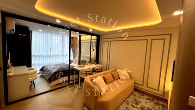 Condos for sale Ratchadaphisek Road : Urgent sale: The Kris Ratchada 17, near MRT Sutthisan & Huai Khwang, 1 bedroom, 1 bathroom