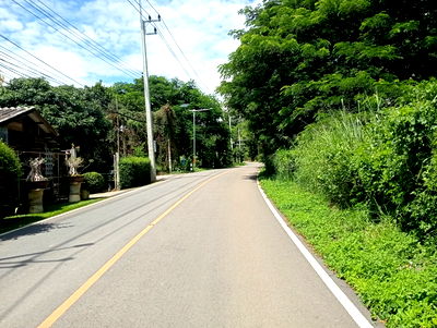 ที่ดิน หางดง เชียงใหม่ : ขายที่ดินตำบลน้ำแพร่หางดงติดถนนคอนกรีตโฉนด