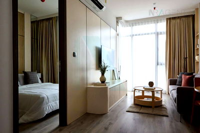 คอนโดให้เช่า : 🎉 ให้เช่าคอนโด ริธึ่ม เอกมัย เอสเตท อาคาร 1 ชั้น 12 1 ห้องนอน ขนาด 35.00 ตรม ใกล้ บิ๊กซี ซูเปอร์เซ็นเตอร์ เอกมัย