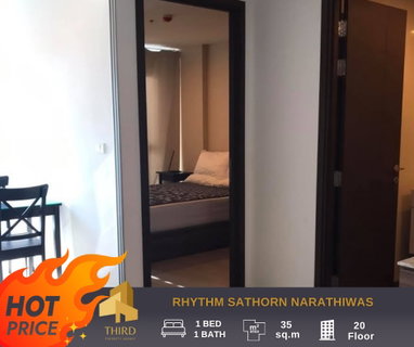 รูปภาพ ให้เช่า 🔥Rhythm Sathorn Narathiwas 🔥 เฟอร์นิเจอร์ครบ ชั้่นสูง พร้อมเข้าอยู่ //ติดต่อสอบถามที่ LineID : @thirdproperty 