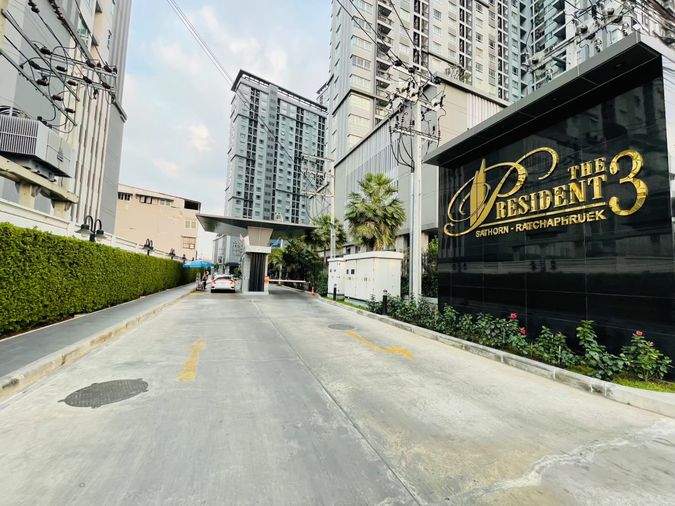 ให้เช่าคอนโด The President สาทร-ราชพฤกษ์ 3 พร้อมอยู่