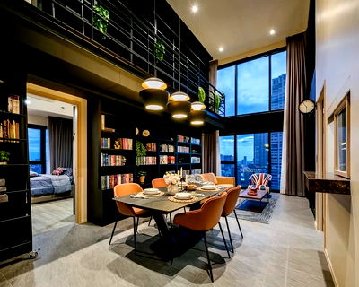 Condos for rent Assumption Convent Silom School : 📣📣 For rent The Lofts Silom Duplex 3 Bedrooms near BTS Surasak station