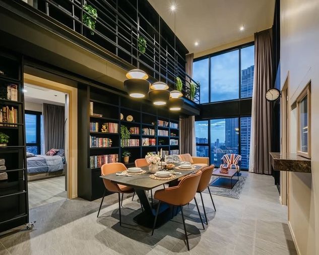 📣📣 ให้เช่า The Lofts Silom  Duplex 3 Bedrooms ใกล้ BTS สุรศักดิ์
