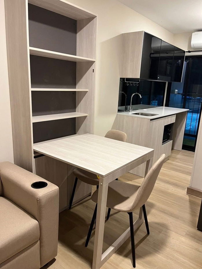 รูป ให้เช่าคอนโดใหม่ The Indeed Condo Park Amata[บ้านเก่า] ห้องใหม่แกะกล่อง ตกแต่งพร้อมเข้าอยู่ เฟอร์นิเจอร์และเครื่องใช้ไฟฟ้าครบชุด ตึก B ชั้น 6 - รูปที่ 6/10