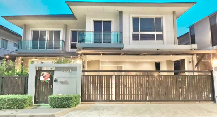 ขายบ้านเดี่ยว : ขายบ้านเดอะ ปาล์ม แจ้งวัฒนะ-ชัยพฤกษ์ (The Palm Chaengwattana-Chaiyaphruek) อยู่ถ.หอการค้าไทยตัดใหม่ อ.ปากเกร็ด ใกล้The Crystal PTT ชัยพฤกษ์