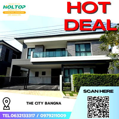 บ้านเดี่ยวให้เช่า : #R7183  🎉 271068 ให้เช่าบ้าน The City Bangna