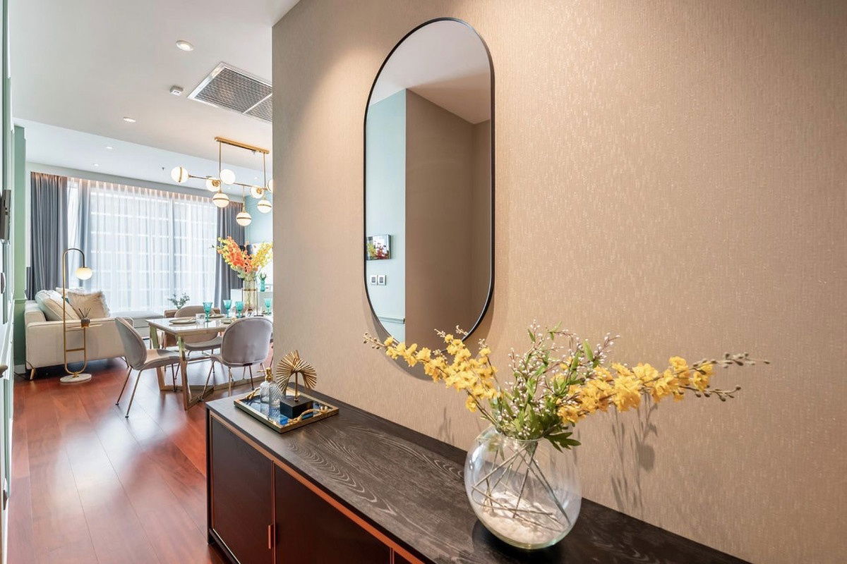 picture Luxury condo for rent, Khun by Yoo, size 82 sq m, 2 bedrooms, 2 bathrooms, 17th floor, price 120,000 baht. - 3/19