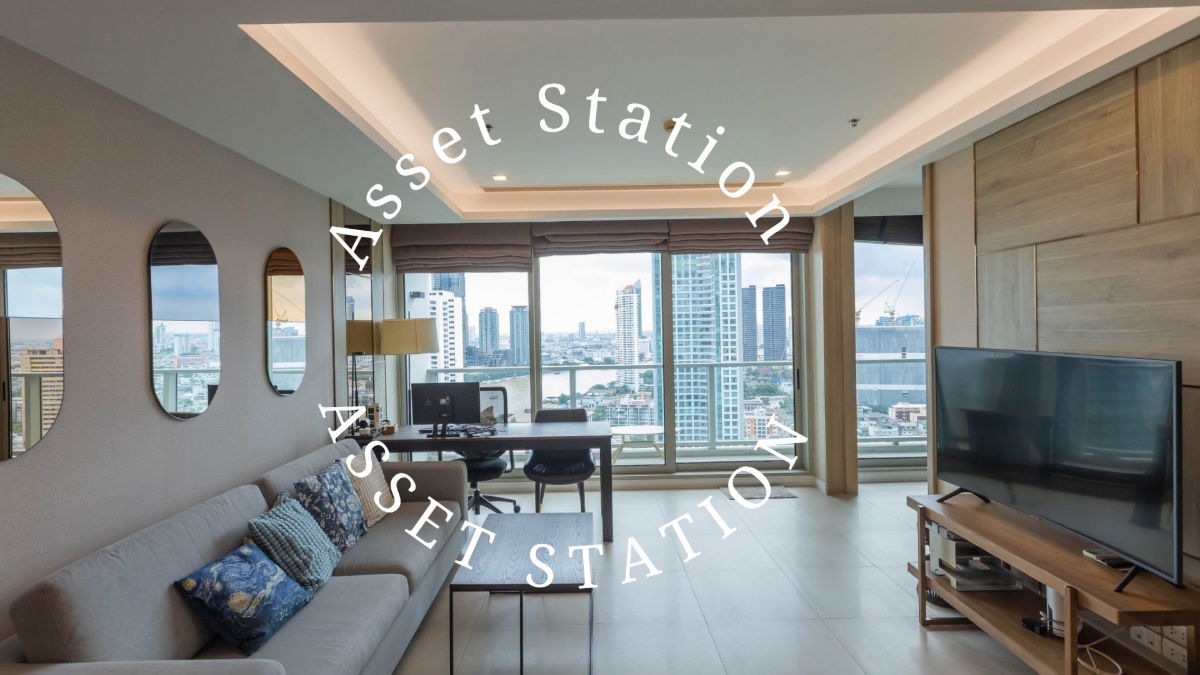 รูป ให้เช่า The River วิวแม่น้ำเจ้าพระยา ใกล้ BTS สะพานตากสิน  - รูปที่ 6/13