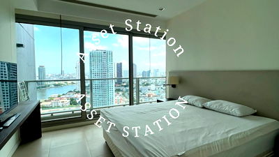 เช่าคอนโด รพ.เซนต์หลุยส์ : ให้เช่า The River วิวแม่น้ำเจ้าพระยา ใกล้ BTS สะพานตากสิน 3นอน3น้ำ