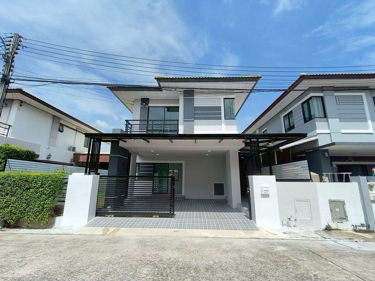 รูป บ้านโซนลำลูกกา ใกล้ตลาดเลอมาเช่ หมู่บ้านฟ้าปิยรมย์ คลอง6 โซนเนตโต้  นัดชมเลย 085-318-6868 - รูปที่ 2/27