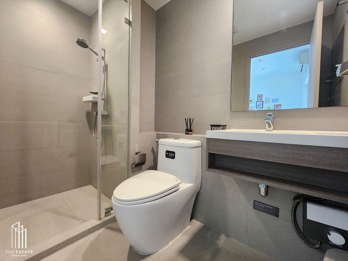 รูป For rent Whizdom Connect ชั้นสูง แต่งครบ พร้อมอยู่ 29.3 sq.m. 1 bedroom @16,000 Baht - รูปที่ 7/11