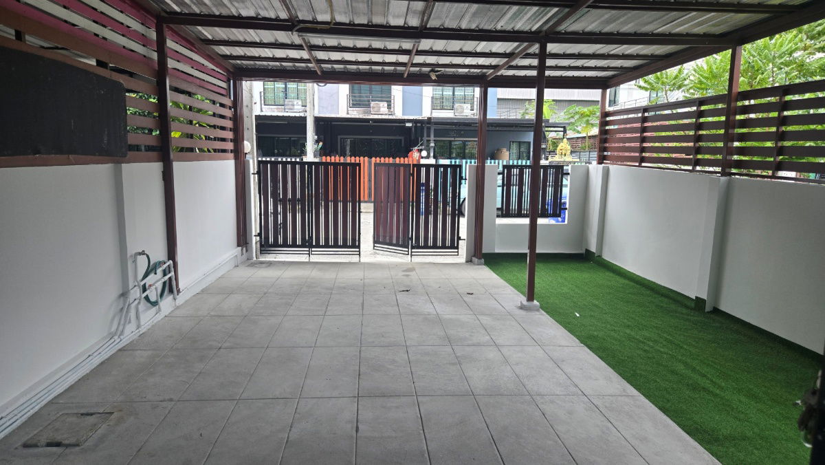 รูป เช่า 14,000 บ้านเทาวน์โฮมรีโนเวทใหม่ 2ชั้น 30 ตรวา หลังมุม หมู่บ้านธัญดา พาร์ควิว 4  ติดสวน  - รูปที่ 3/17