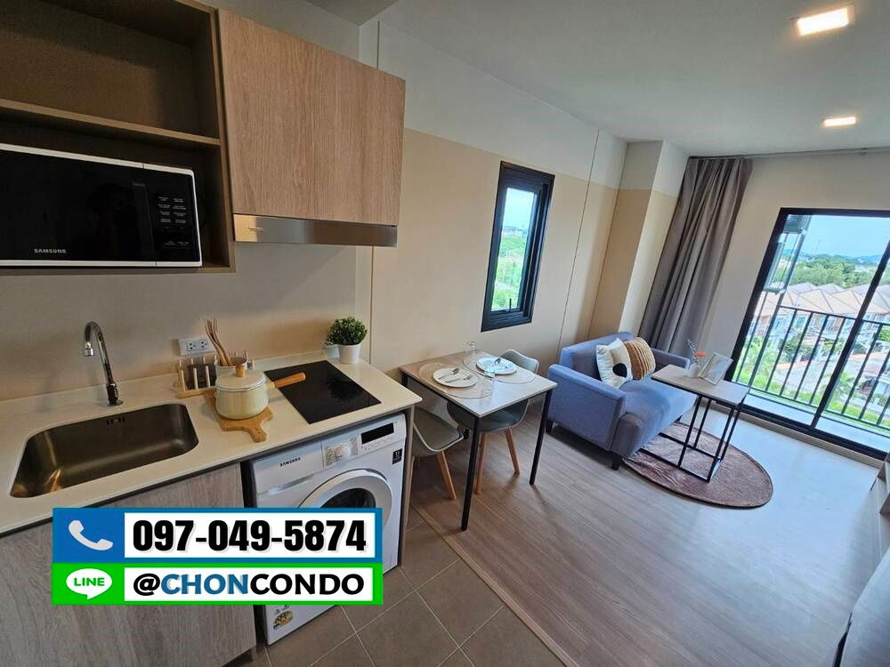 รูป DCondo Sense ชั้น6 ตึกB  ------------ห้องมุม------------Tel 097-049-5874 (Line: @choncondo มี@ด้วย) - รูปที่ 13/18