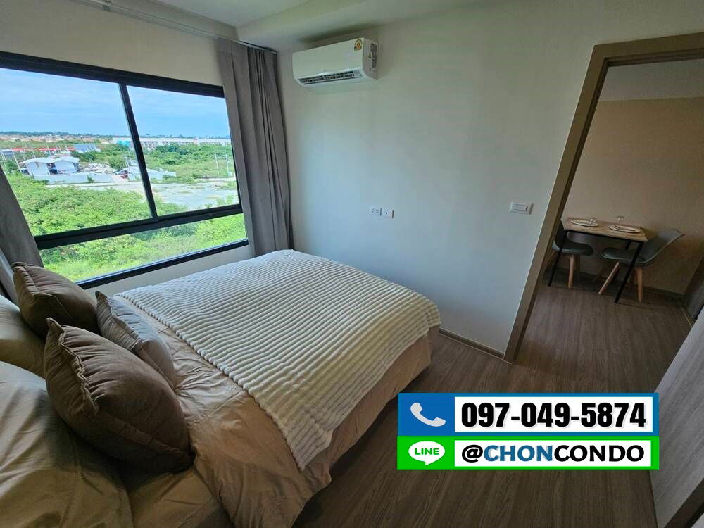 รูป DCondo Sense ชั้น6 ตึกB  --------------- ห้องมุม -----------------Tel 097-049-5874 (Line: @choncondo มี@ด้วย) - รูปที่ 3/18