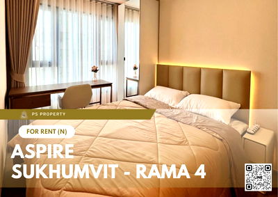 Condos for rent : For rent 🔥 Aspire Sukhumvit - Rama 4 🔥 Fully furnished and equipped, near BTS Phra Khanong