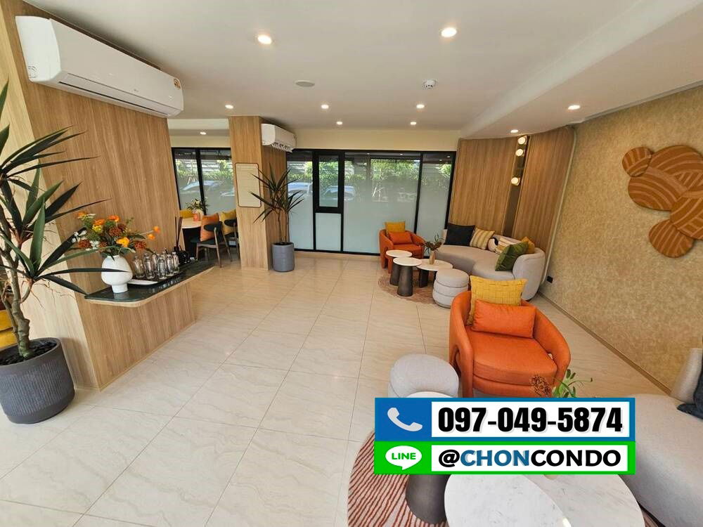 รูป DCondo Sense ชั้น6 ตึกB  --------------- ห้องมุม -----------------Tel 097-049-5874 (Line: @choncondo มี@ด้วย) - รูปที่ 17/18