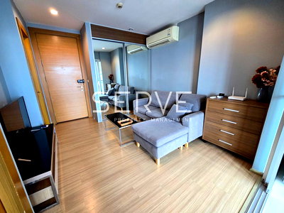 Condos for rent : 1 Bed 1 Bath Nice Room Good Location Next to MRT Huai Khwang 50 m. / For Rent-Rhythm Ratchada Huai Khwang