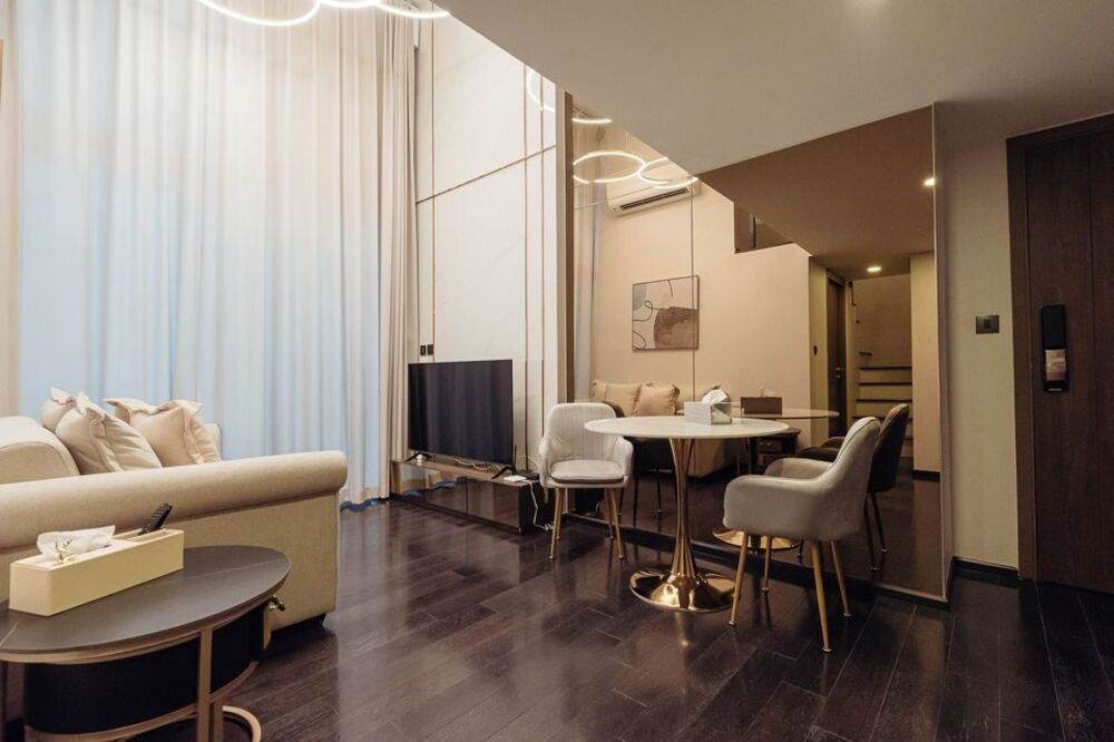 picture  For Rent ! Duplex ! high floor 26++, great facility, modern style! Code C20240500017..Park Origin Thonglor, 2 bed, 1 bath, furnished, ready to move in - 2/9