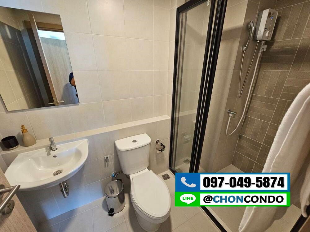 รูป DCondo Sense ชั้น6 ตึกB  --------------- ห้องมุม -----------------Tel 097-049-5874 (Line: @choncondo มี@ด้วย) - รูปที่ 6/18