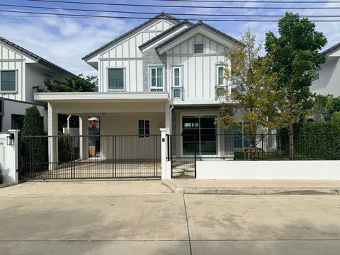 🏡 ให้เช่าบ้านเดี่ยว Villaggio 3 ศรีนครินทร์–บางนา แปลงพิเศษติด Lake