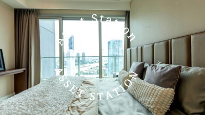 เช่าคอนโด รพ.เซนต์หลุยส์ : ให้เช่า The River วิวแม่น้ำเจ้าพระยา ใกล้ BTS สะพานตากสิน 