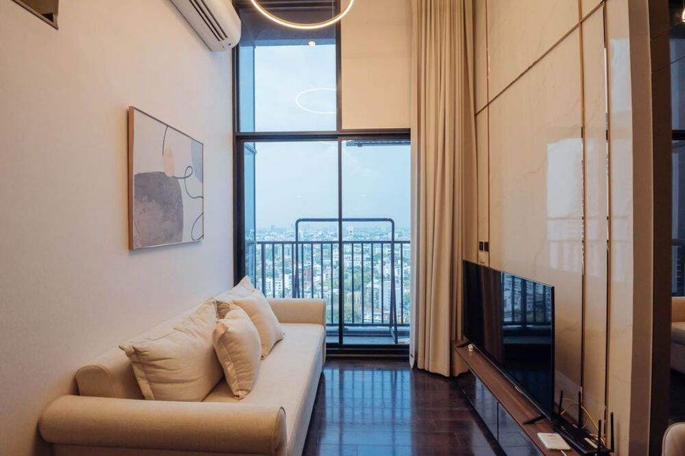 picture  For Rent ! Duplex ! high floor 26++, great facility, modern style! Code C20240500017..Park Origin Thonglor, 2 bed, 1 bath, furnished, ready to move in - 5/9