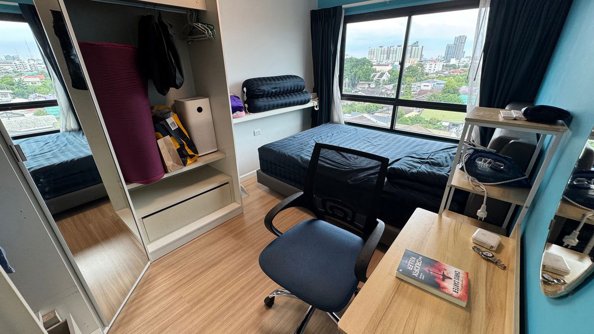 รูป 🎉 ปล่อยเช่าด่วน 🎉  เจ้าของปล่อยเอง 624 คอนโดเลต รัชดา 36 30 ตรม. 1Bed ตึกA แถมทุกอย่าง Line @bzprOperty - รูปที่ 5/19