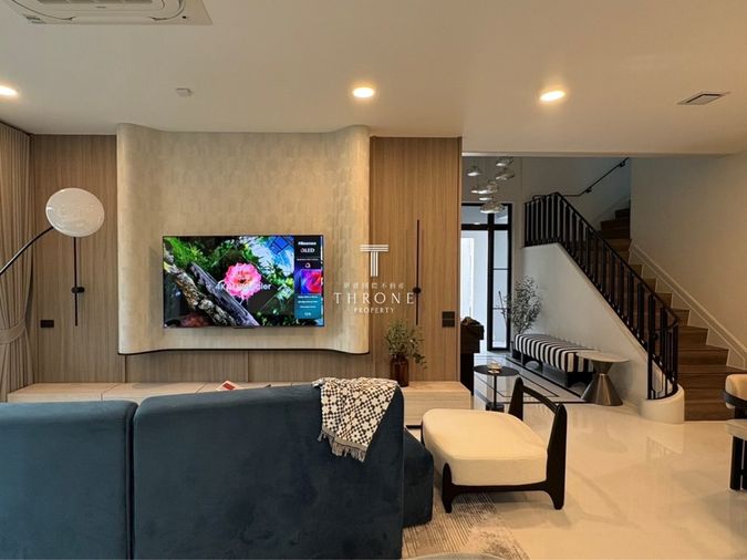 ให้เช่าบ้านเดี่ยว 4 ห้องนอน 406 ตร.ม. 101.5 ตร.ว. นันทวัน พระราม 9 กรุงเทพกรีฑาตัดใหม่