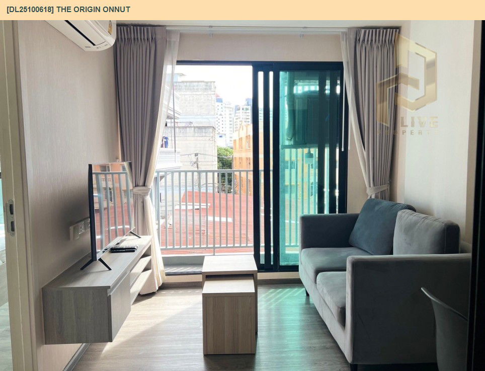 รูป DL25100618 ให้เช่าคอนโด ดิ ออริจิ้น อ่อนนุช (THE ORIGIN ONNUT) ใกล้ BTS อ่อนนุช พร้อมเข้าอยู่ โทรด่วน 0616298946 LineID @523dslwi - รูปที่ 3/10