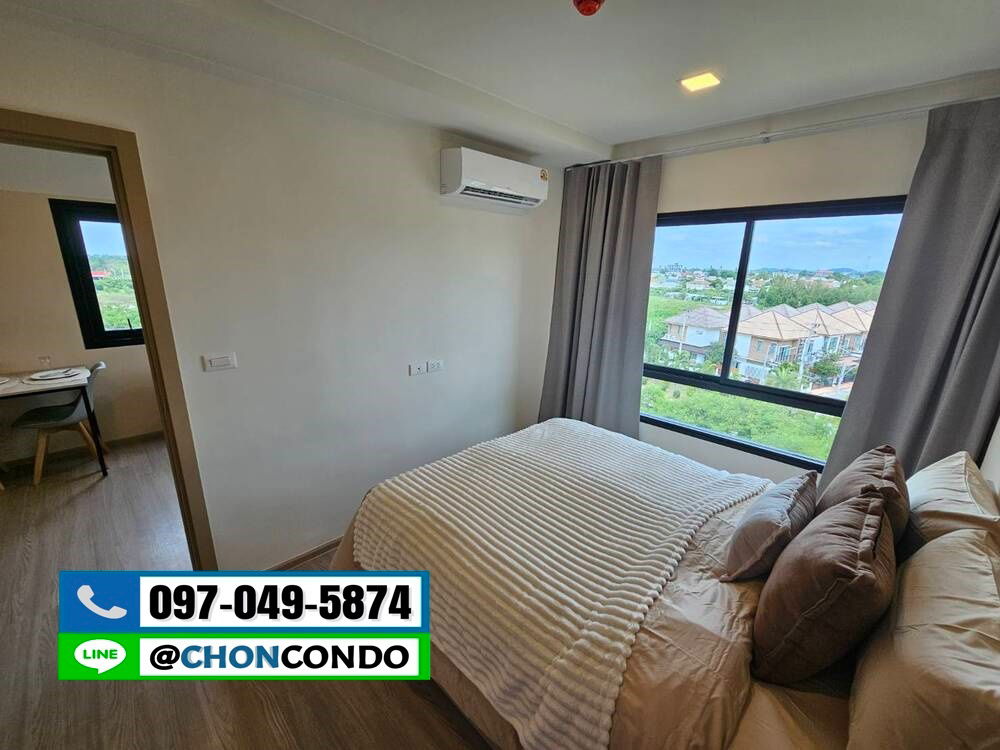 รูป DCondo Sense ชั้น6 ตึกB  ------------ห้องมุม------------Tel 097-049-5874 (Line: @choncondo มี@ด้วย) - รูปที่ 12/18