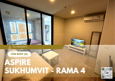 Condos for rent : For rent 🔥 Aspire Sukhumvit - Rama 4 🔥 Fully furnished and equipped, near BTS Phra Khanong